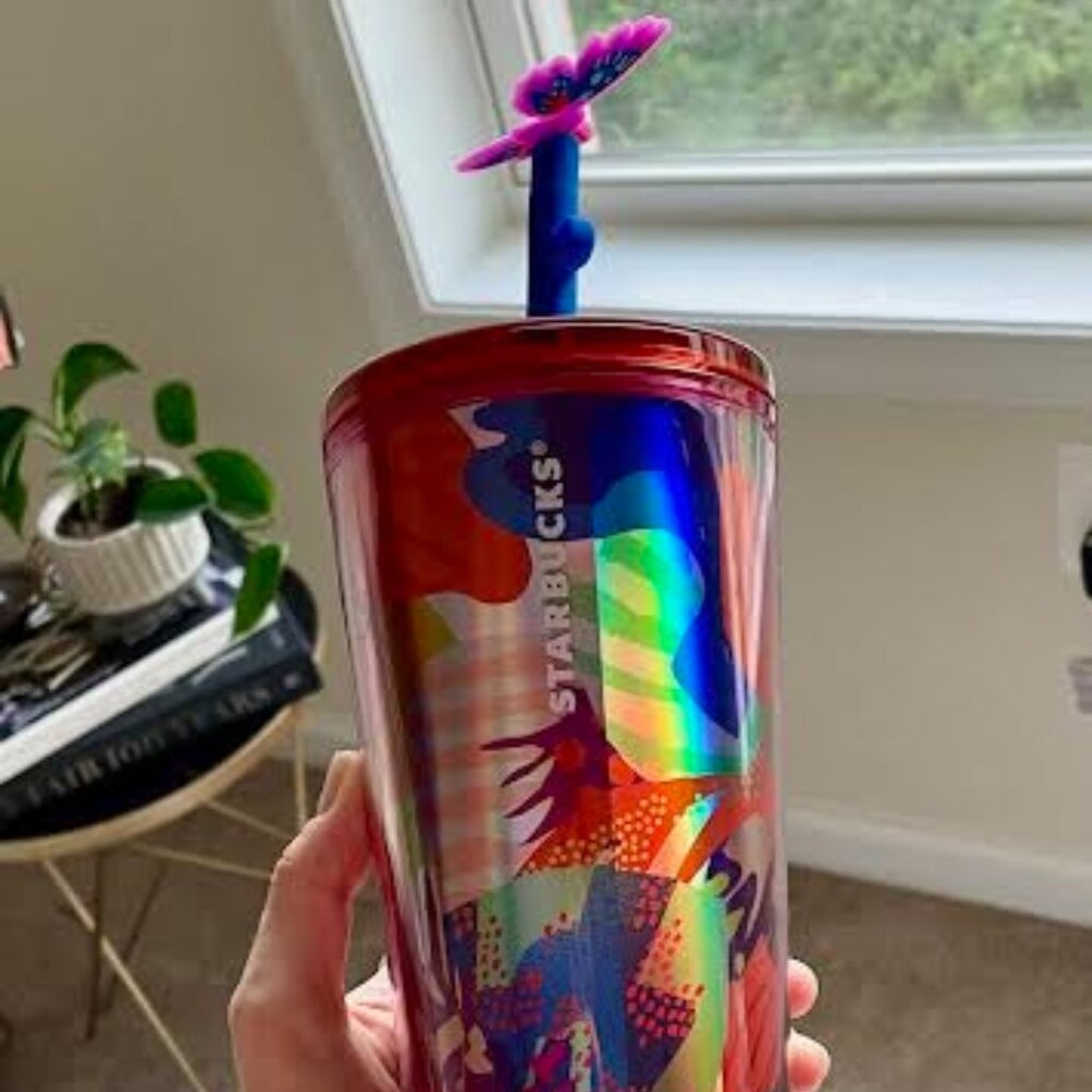 NWT Starbucks Summer 2024 Butterfly Topper Tumbler